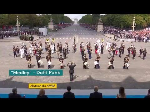 L’armée Française interprète un medley de Daft Punk
